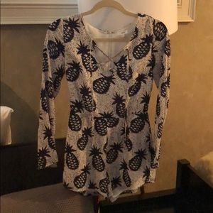 Lucca long sleeve romper